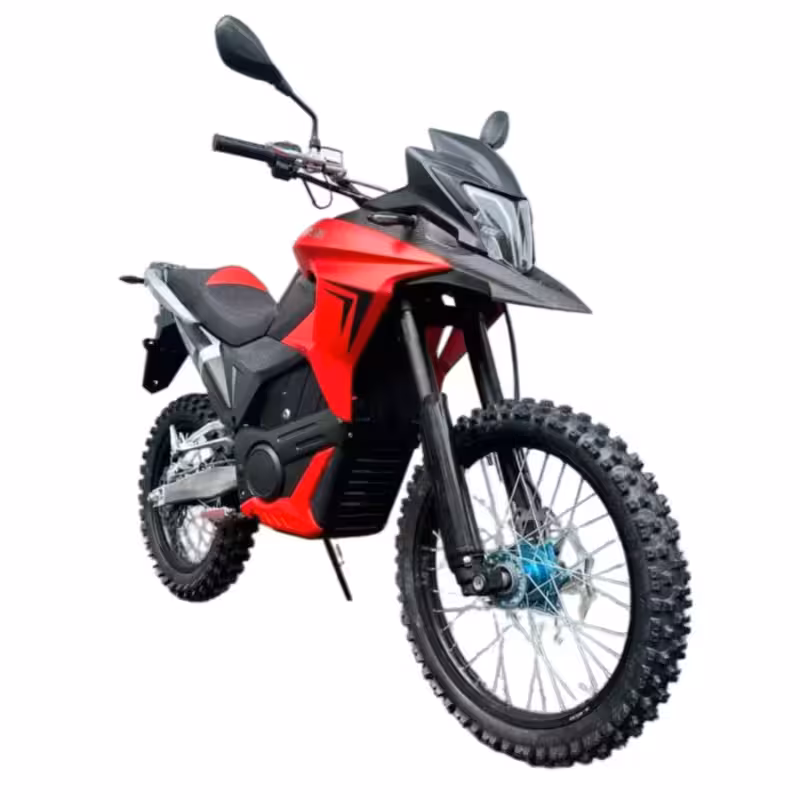 3000W Electric Motorcycle with 72V50Ah Battery and 110km/h Top Speed