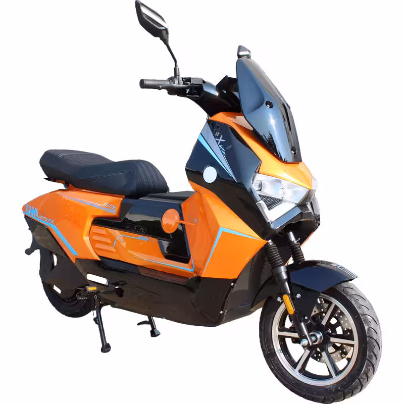 1500W 72V20Ah Electric Scooter Lightweight Adult Dual Disc Brakes Long Range Footrest Design
