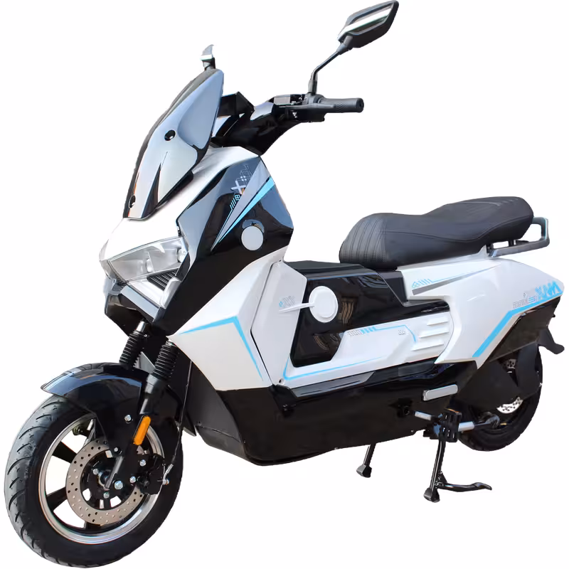 1500W 72V20Ah Electric Scooter Lightweight Adult Dual Disc Brakes Long Range Footrest Design