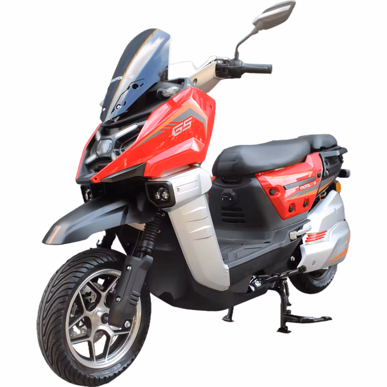 3000W 72V32Ah Electric Scooter Adult Lightweight Dual Disc Brakes Wide Tire Footrest