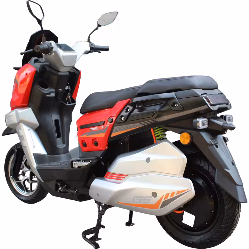 3000W 72V32Ah Electric Scooter Adult Lightweight Dual Disc Brakes Wide Tire Footrest