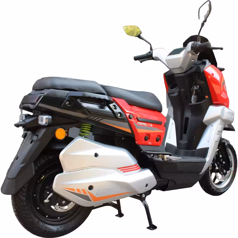 3000W 72V32Ah Electric Scooter Adult Lightweight Dual Disc Brakes Wide Tire Footrest
