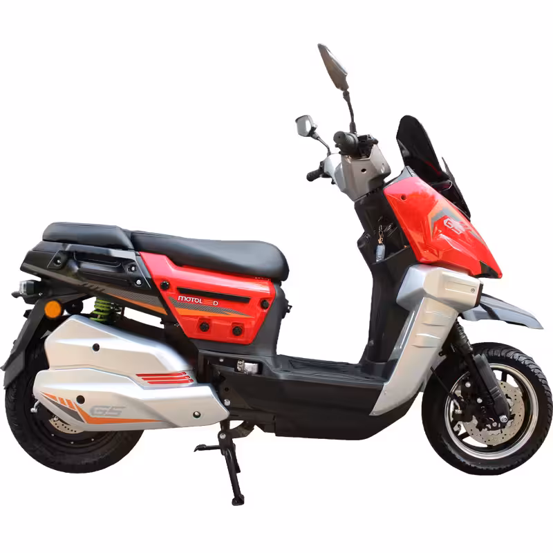 3000W 72V32Ah Electric Scooter Adult Lightweight Dual Disc Brakes Wide Tire Footrest