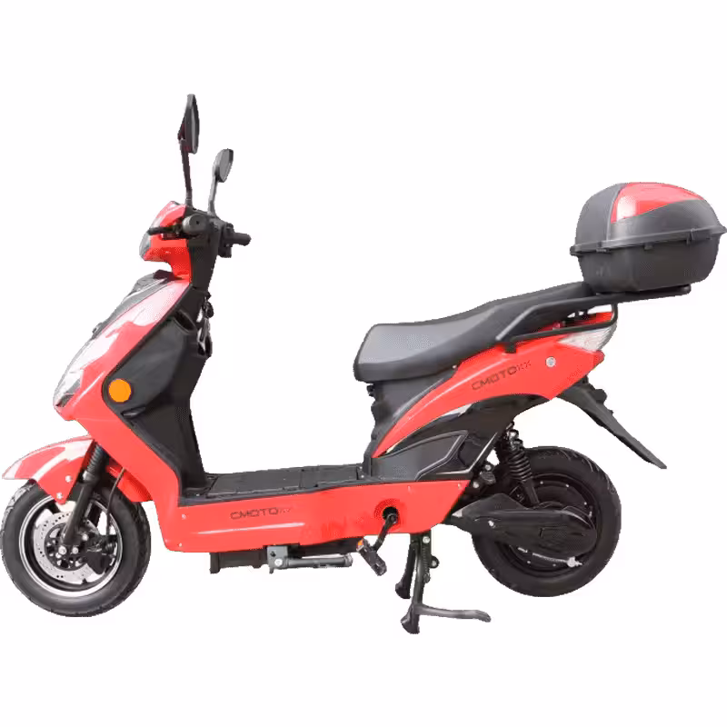1000W 60V20Ah 2 Wheel With Footrest Lightweight Electric Motorcycle Scooter Moped