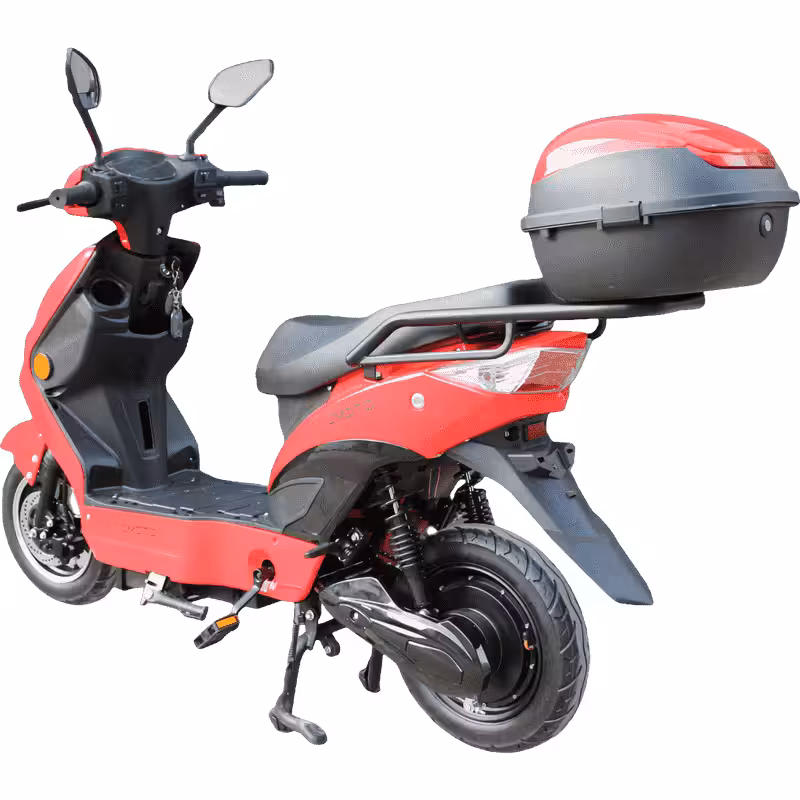 1000W 60V20Ah 2 Wheel With Footrest Lightweight Electric Motorcycle Scooter Moped