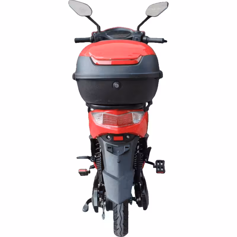 1000W 60V20Ah 2 Wheel With Footrest Lightweight Electric Motorcycle Scooter Moped