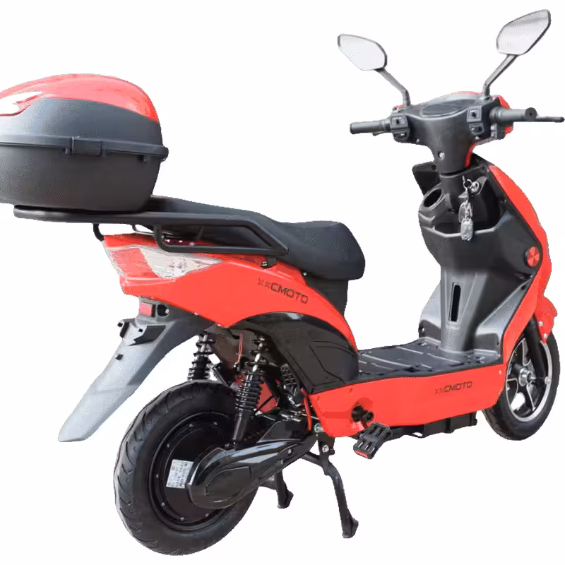 1000W 60V20Ah 2 Wheel With Footrest Lightweight Electric Motorcycle Scooter Moped