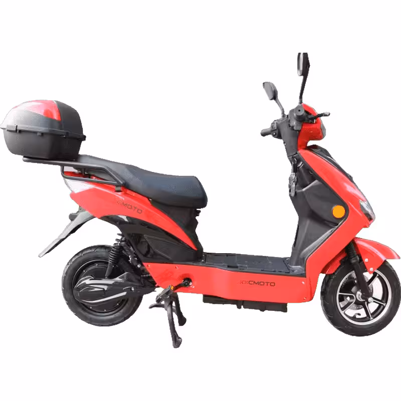 1000W 60V20Ah 2 Wheel With Footrest Lightweight Electric Motorcycle Scooter Moped