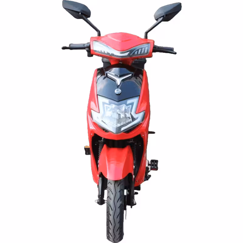 1000W 60V20Ah 2 Wheel With Footrest Lightweight Electric Motorcycle Scooter Moped
