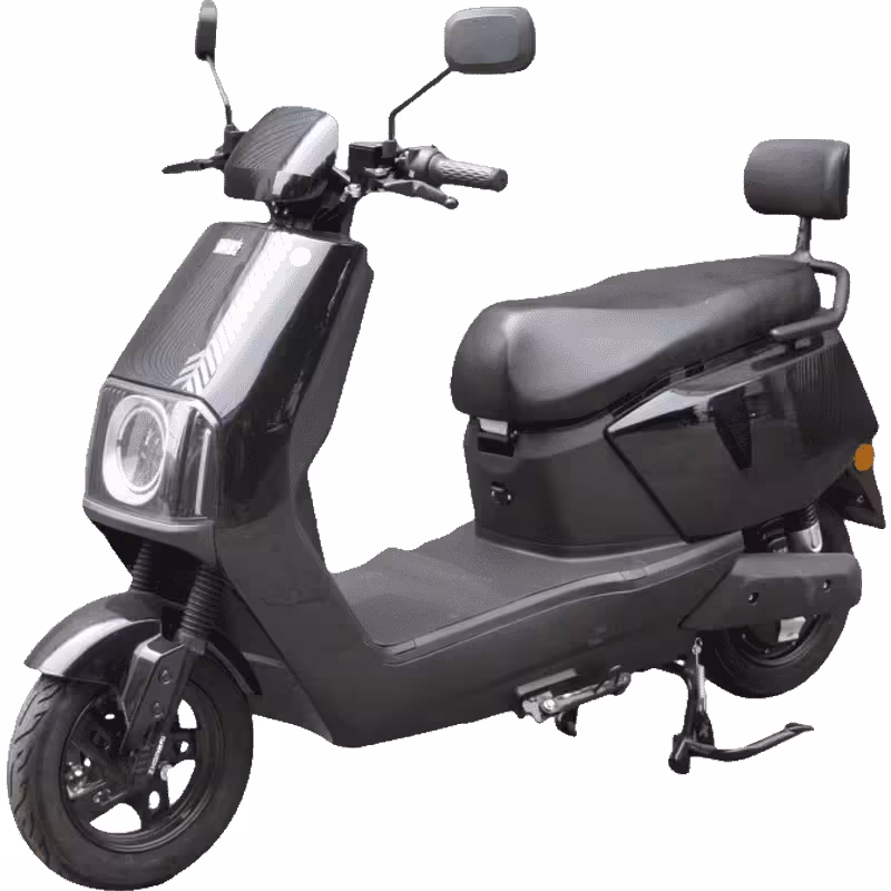 1000W 60V/72V20Ah Lead-Acid Battery Electric Motorcycle 60-70km Range Dual Disc Brakes