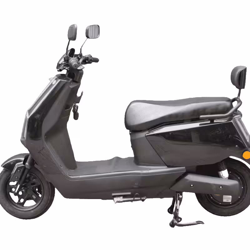 1000W 60V/72V20Ah Lead-Acid Battery Electric Motorcycle 60-70km Range Dual Disc Brakes
