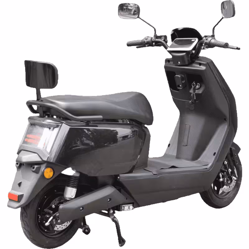 1000W 60V/72V20Ah Lead-Acid Battery Electric Motorcycle 60-70km Range Dual Disc Brakes
