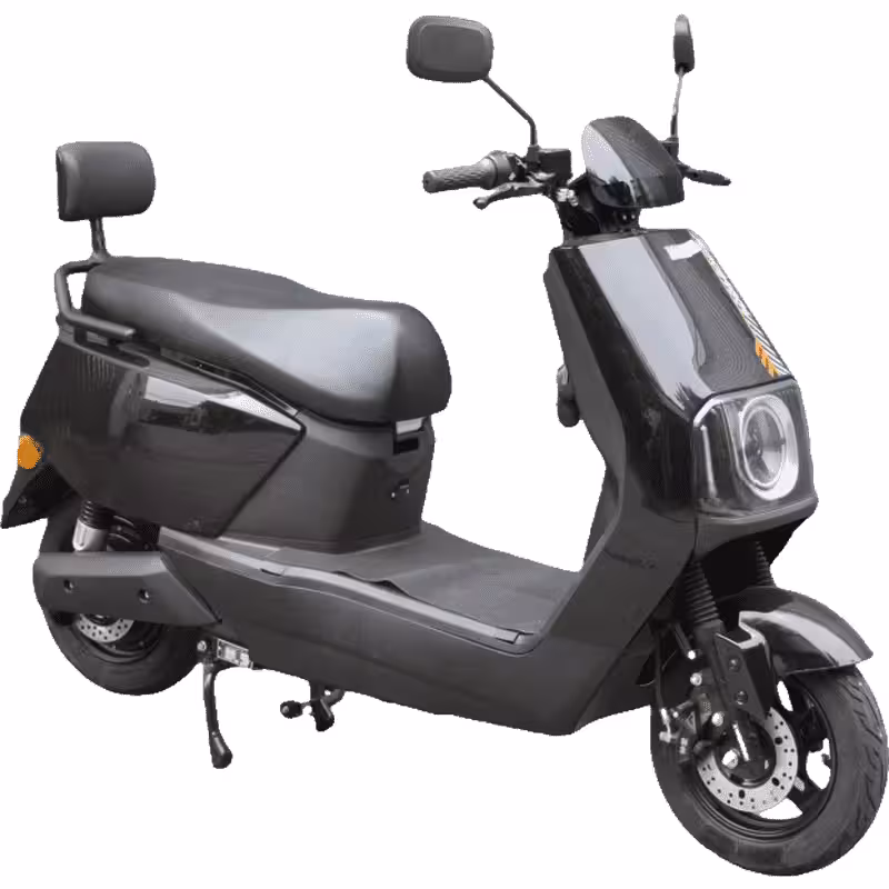 1000W 60V/72V20Ah Lead-Acid Battery Electric Motorcycle 60-70km Range Dual Disc Brakes