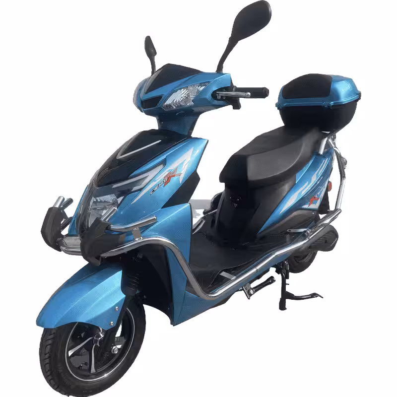 1000W 60V/72V20Ah Dual Voltage Electric Racing ScooterLightweight Adult Front Disc and Rear Drum Brakes