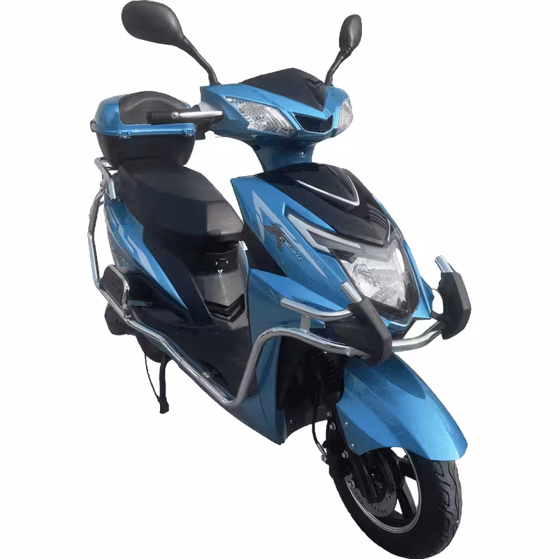 1000W 60V/72V20Ah Dual Voltage Electric Racing ScooterLightweight Adult Front Disc and Rear Drum Brakes