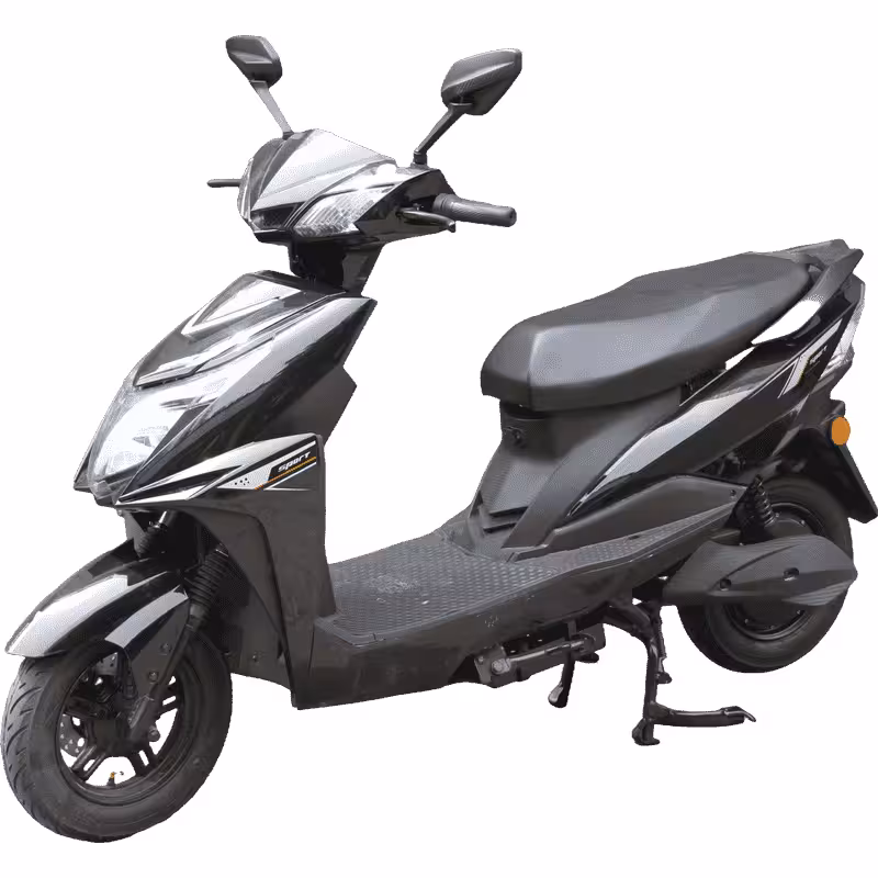 1000W 60V/72V20Ah Dual Voltage Electric Racing ScooterLightweight Adult Front Disc and Rear Drum Brakes