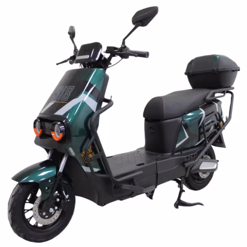 1500W Electric Scooter with 72V20Ah Battery and Dual Disc Brakes