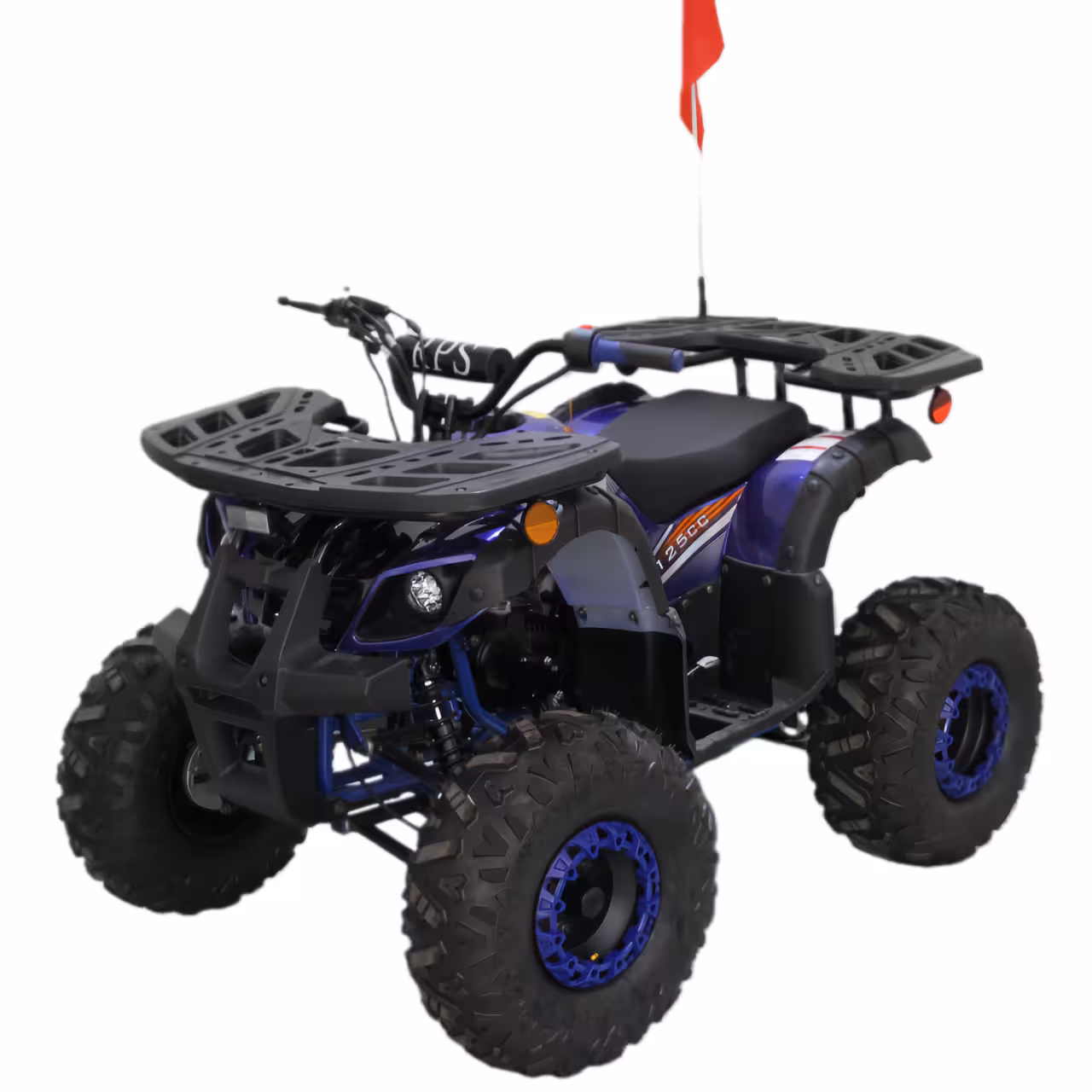 125cc Gasoline ATV Front Drum Rear Disc Brakes 60km/h Max Speed 2.2L Fuel Tank