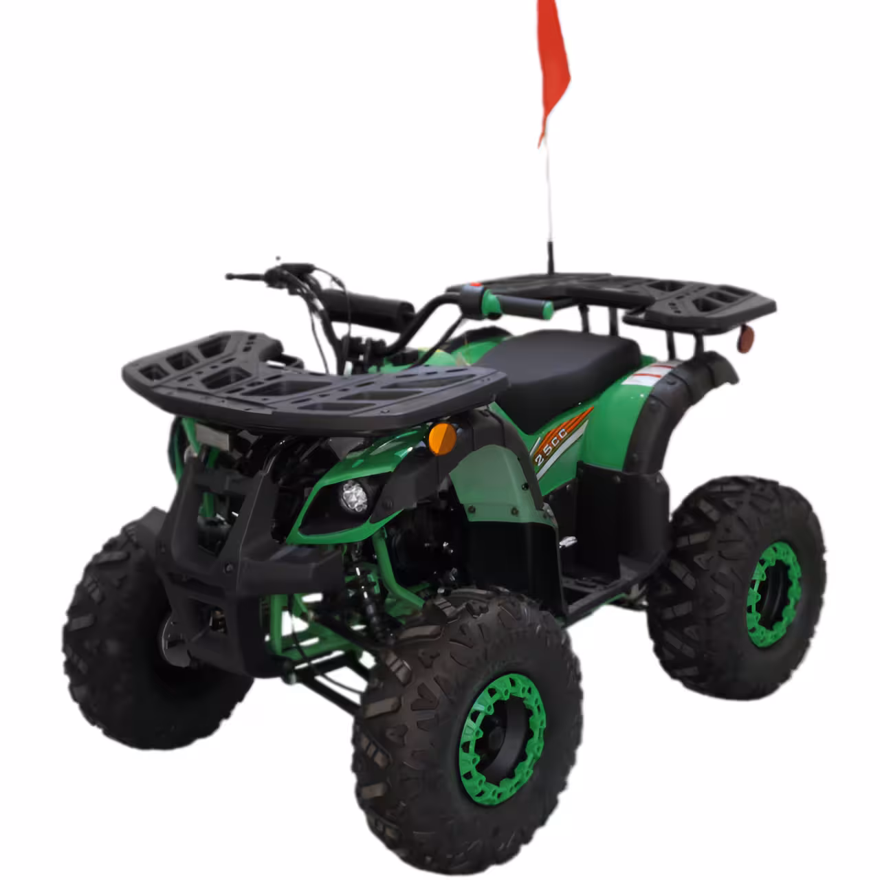 125cc Gasoline ATV Front Drum Rear Disc Brakes 60km/h Max Speed 2.2L Fuel Tank