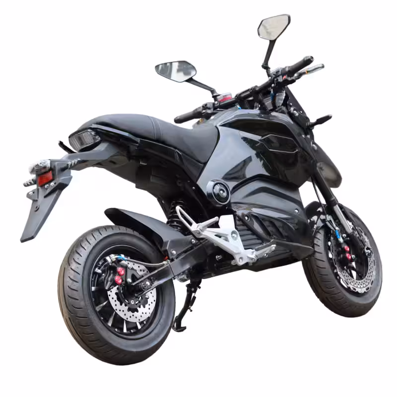 72V20Ah Lead-Acid Battery 1500W Motor 60km Range 65km/h 130/70-12 Tire