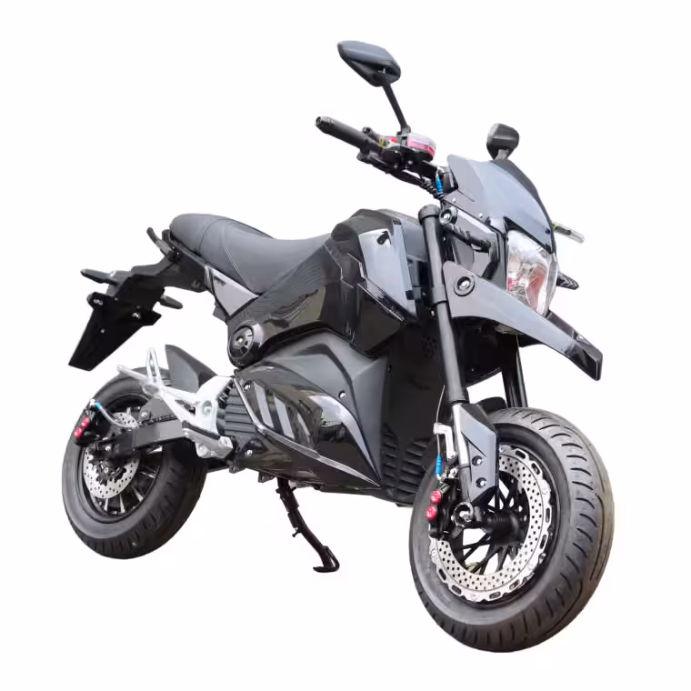 72V20Ah Lead-Acid Battery 1500W Motor 60km Range 65km/h 130/70-12 Tire