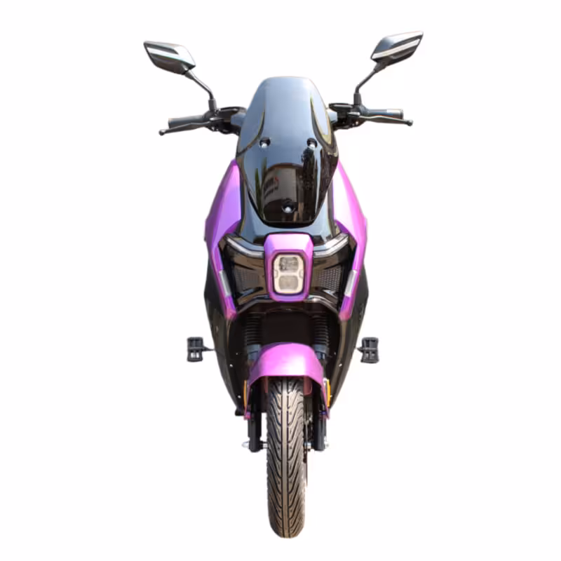 1500W Electric Scooter with Dual Disc Brakes and 90/90-12 Tires
